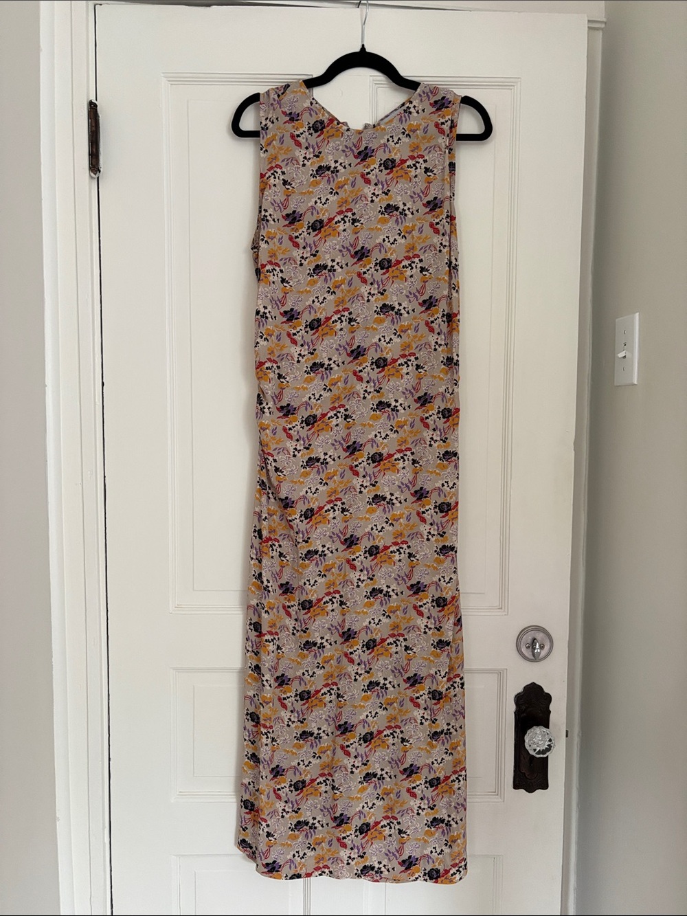 Rachel Comey - Floral Maxi Dress with Yellow, Red & Purple Details